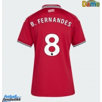 Manchester United Bruno Fernandes #8 Hjemmedrakt Dame 2026-27 Kortermet